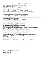 Đề ôn luyện số 2 môn Toán Lớp 4